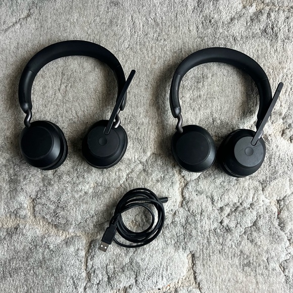 Jabra Evolve2 65 - USB-A UC Stereo - Black Wireless Headset - Picture 1 of 3